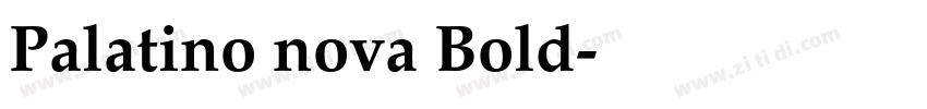 Palatino nova Bold字体转换 Palatino nova Bold字体转换